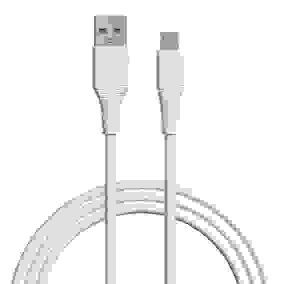 Кабель для зарядки Классик Micro USB, 1м, 3A, белый BY