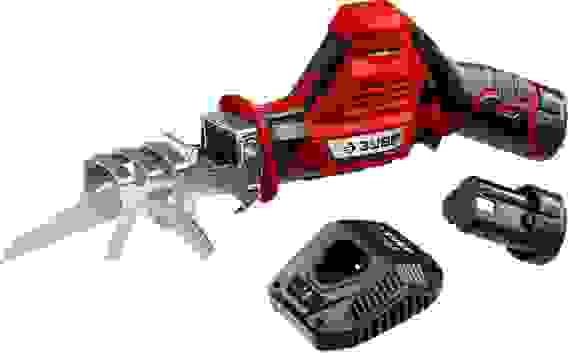 Пила сабельная аккум. ЗУБР СПЛ-125-22 (2 АКБ (2Ач), 12В, 80мм)