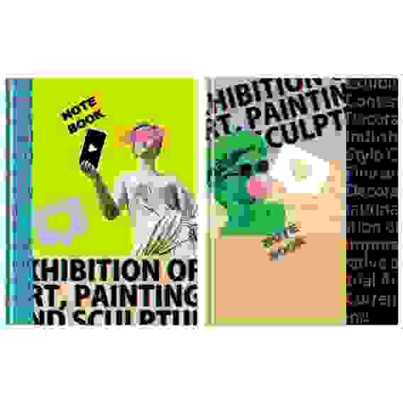 Бизнес-блокнот А5, 160л., BG \"Art shock\", матовая ламинация