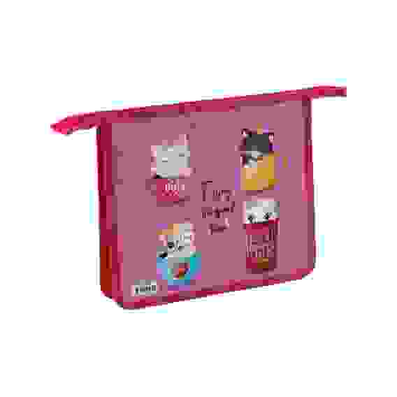 Папка для тетрадей 1 отделение, А5, ArtSpace &quot;Cuties&quot;, 240*200*40мм, пластик, на молнии