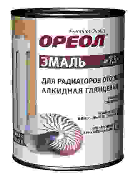 Эмаль ОРЕОЛ алкид д/рад 1кг