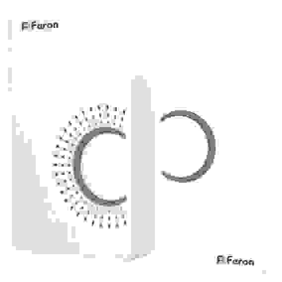 Звонок электрический дверной E-373 беспр. IP20 36мелодий 80м белый, серый 23686 Feron