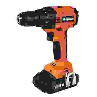 Дрель-шуруповерт Ермак ДША-24-2, 24В/40Н*м, 2А*ч, Li-Ion, 2 скорости, быстр заряд, 2 батареи