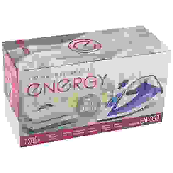 Утюг Energy EN-353 голубой (2200Вт, пар, спрей, пар.удар, самооч., тефлон.подошва, антинакипь)