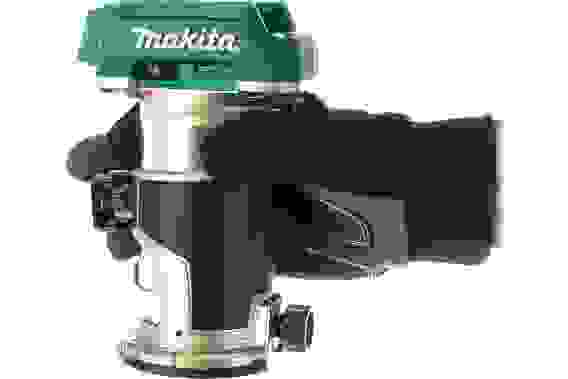 Фрезер кромочный акк. MAKITA LXT DRT50Z (18В, 6/8мм, гл.с погр. 0-35мм, с кром. 0-40мм)