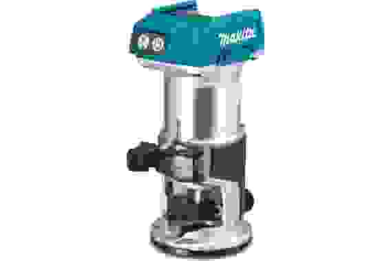 Фрезер кромочный акк. MAKITA LXT DRT50Z (18В, 6/8мм, гл.с погр. 0-35мм, с кром. 0-40мм)