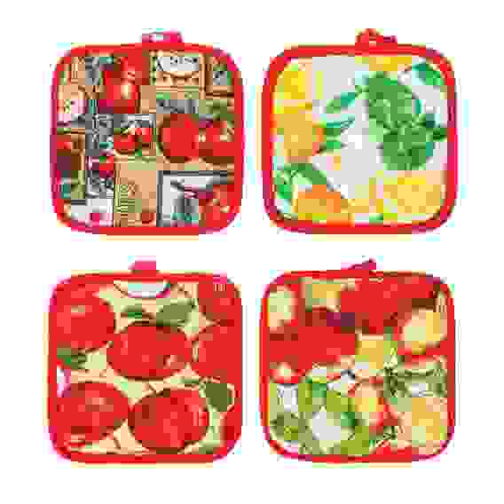 Прихватка, 100% полиэстер, 16,5х17см, 4 дизайна