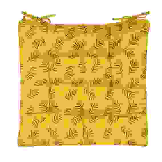 Подушка на стул "Росток", полиэстер, 38x38см, желтый PROVANCE