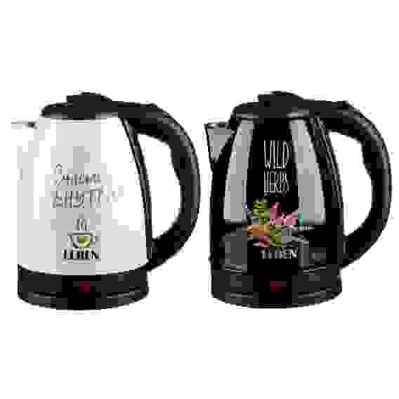 Чайник электрический 1,8л, 1500Вт, нерж. сталь LEBEN