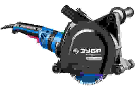 Штроборез (бороздел) ЗУБР Профессионал ЗШ-П45-2100 ПВТК, 2100Вт мет. ящик