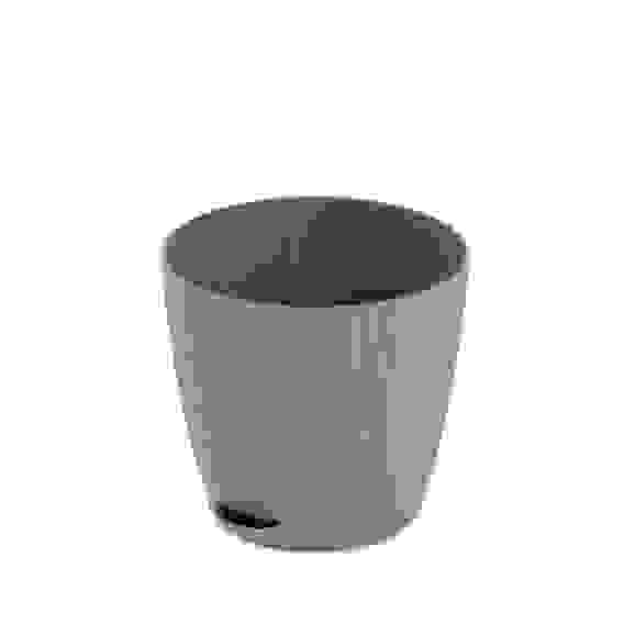 Горшок цв. &quot;Флис&quot; с прикорневым поливом 0,7л (какао) (уп.24)