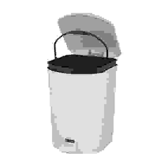 Контейнер д/мусора "Плетенка" 12л (с педалью)(сл.кость) (уп.1)