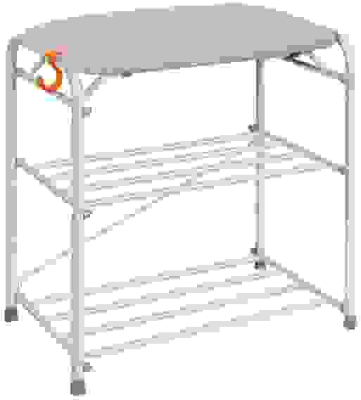 Подставка для обуви 3-х полочная 60 с сиденьем белый Альфа 23