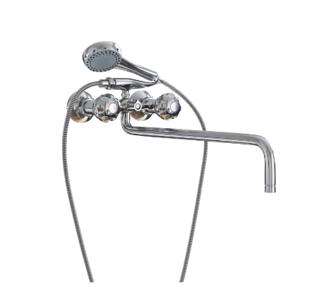 Смеситель для ванны и умывальника 1/2 кер. ML02-02 MIXLINE