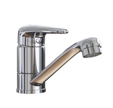 Смеситель для кухни 40k ML08-031 MIXLINE короткий излив (без подводки)