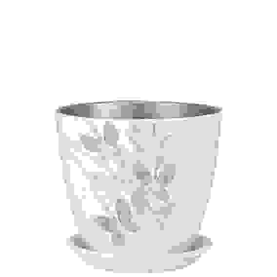 Горшок роспись бутон вальс 15см РС 09/2