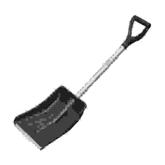 Лопата автомобильная 365х275мм ал/пл, алюминиевый черенок, V-ручка (З№7)