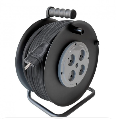 Удлинитель силовой на метал. катуш. КГ 2х2.5 4роз. 30м 16А IP20 ТУ ex0110-0025