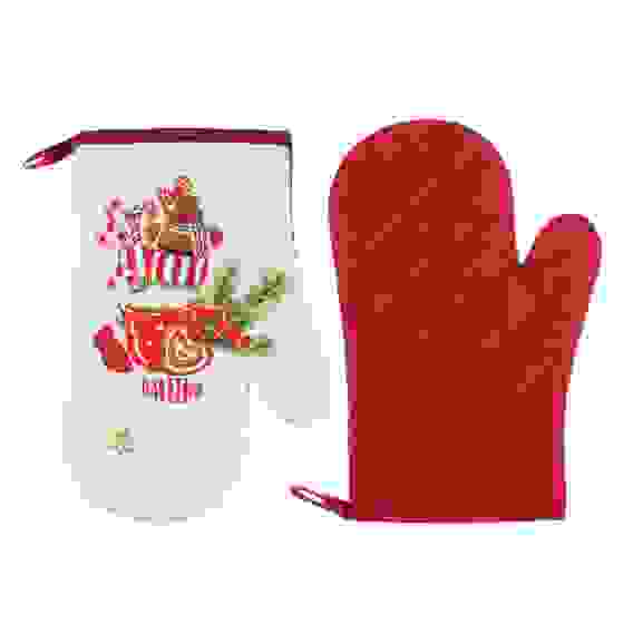 Прихватка-варежка, 100% полиэстер, 27см PROVANCE Имбирный пряник