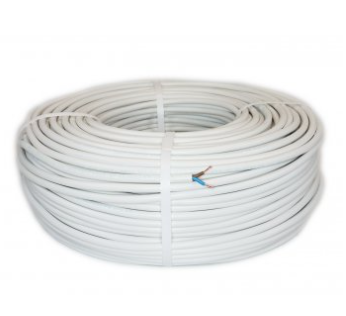 Провод ПВС 2х1 (бухта 10м) ГОСТ белый