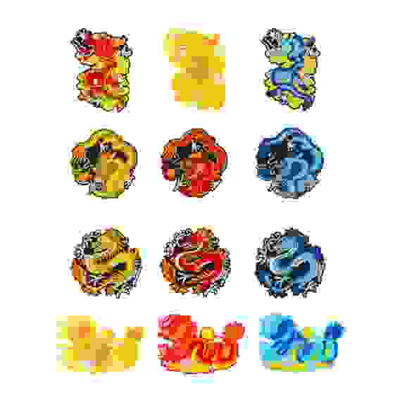 Магнит Символ Года, ПВХ, 6х0,5х5см, ассортимент дизайнов, арт.1 СНОУ БУМ