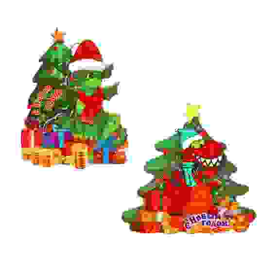 Магнит Символ Года, дерево, 7,8 см, 2 дизайна СНОУ БУМ