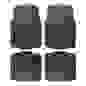 Набор ковров с высоким бортом 4шт, термопласт, универсальные, черные Track NG