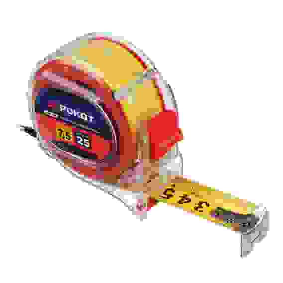 Рулетка 7,5м*25мм "Невидимка" РОКОТ