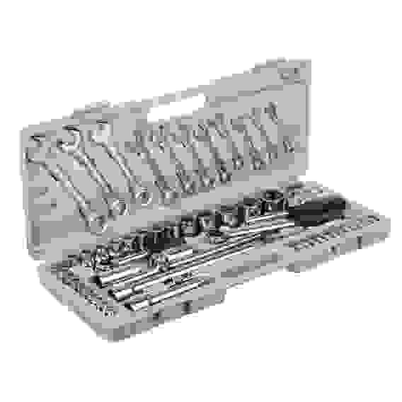 Набор инструментов 63 предмета, универсальный, 1/2\" и 1/4\" ЕРМАК