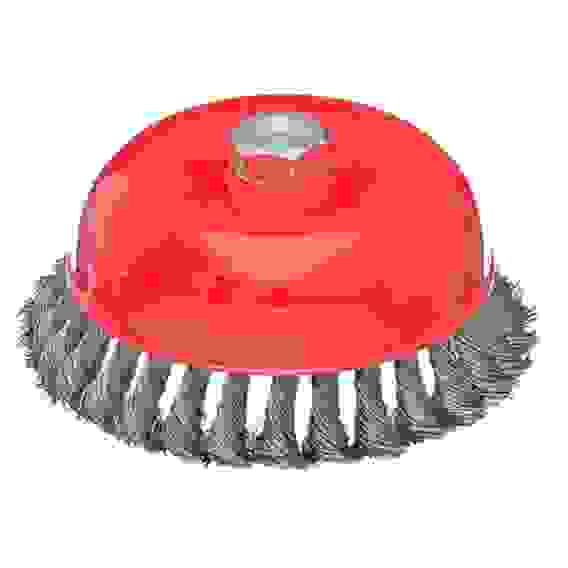 Щетка металл. для УШМ 150мм/М14 крученая (чашка) ЕРМАК