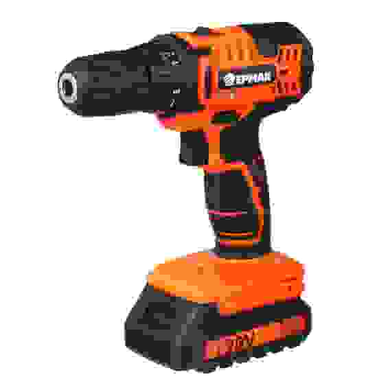 Дрель-шуруповерт аккум.серия,единая аккум.батарея Li-ON 20В, бесщ., 2,0А*ч, 40Н*м., LED ЕРМАК X-PR