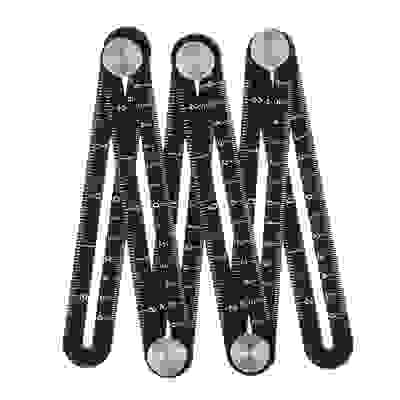 Угольник разметочный, шаблон копировальный универсальный, 17.3*2.*2*6шт ЕРМАК