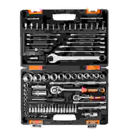 Набор инструментов АВТО, 1/2&quot; , 1/4&quot; , CrV, в кейсе 82 предм Вихрь