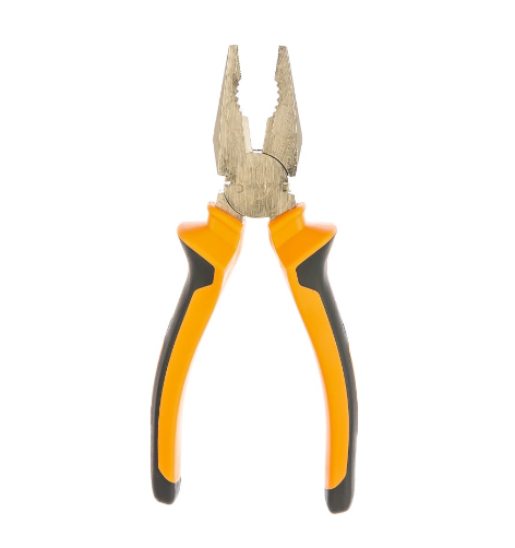 Плоскогубцы (пассатижи),180мм.,никелированные,двухкомпонентные рукоятки Вихрь 73/6/3/7