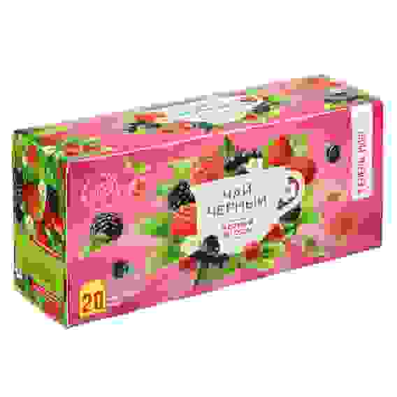 Теперь мое! Чай в пакетиках с ярлыком, ароматизированный, 20 шт по 2 гр., 4 вида