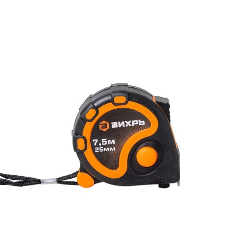 Рулетка 7,5мх25мм Вихрь 73/11/1/4