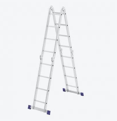 Лестница - трансформер алюминиевая 4х4 Россия// Сибртех