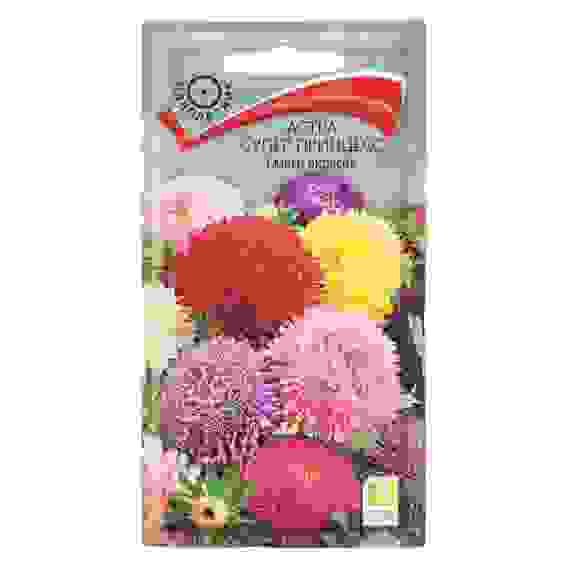 Семена Астра супер принцесс Смесь окрасок 0,3гр