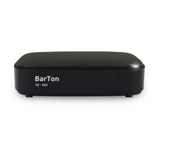 Ресивер TV-тюнер BarTon TA-561 DVB-T2, HDMI, USB,, Jack3,5-3RCA в/к, пр-во РФ