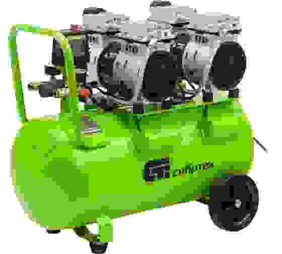 Компрессор Сибртех МБ 2000/50 малошумный 2 кВт, 50л, 300 л/мин безмаслянный