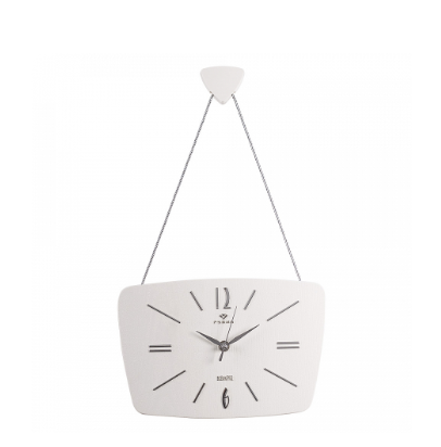 Часы настенные корпус белый+серебро \"Ретро\" Рубин