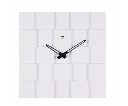 Часы настенные из МДФ, белый, 29*29см &quot;Мозаика 1&quot; Рубин