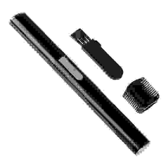 Триммер универсальный мужской, 13см, 1 насадка, 1 щетка, алюминий, пластик, питание 1xААA LEBEN