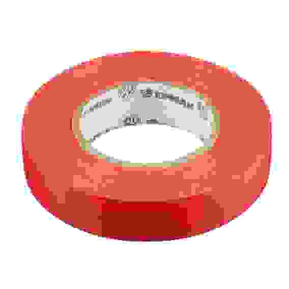 Изолента ПВХ в/с красная, шир. 15+-2мм, 20м, толщ 0,15мм ЕРМАК