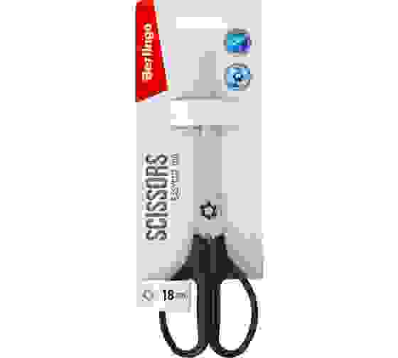 Ножницы Berlingo &quot;Easycut 100&quot; 18см, европодвес