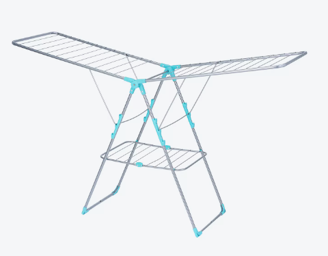 Сушилка напольная д/белья 21м (Д181*Ш51,5*В93см) металл, серебро, макс.нагрузка=15кг, СБ8 Nika
