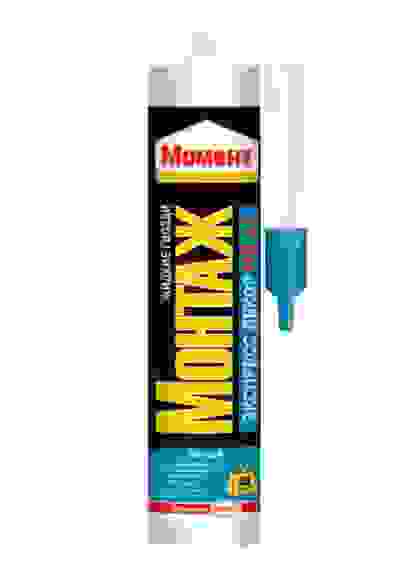 Клей Момент монтаж.Экспресс Декор 400гр.