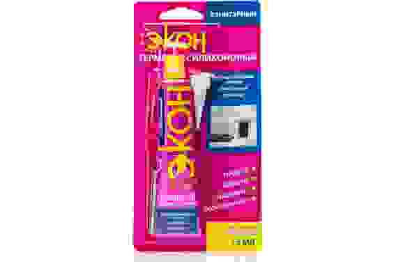 Герметик силикон. санитарный ЭКОН (прозрачный) 60мл