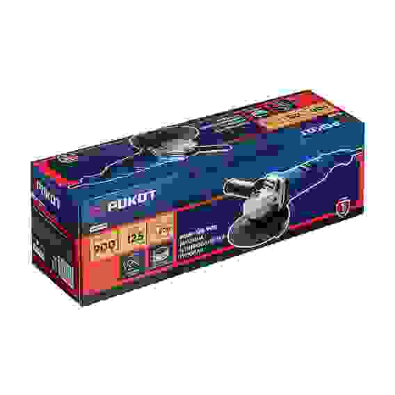 Углошлифмашина РОКОТ УШМ-125/900. 900Вт, 125 мм, 11500 об/мин. рег. з.кожуха б/кл.