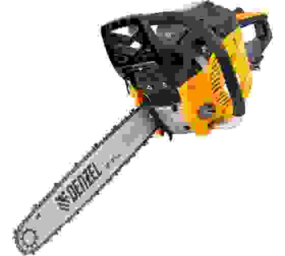 Бензопила Denzel DGS-5218 шина 45см, 3,5л.с, 0,325, паз 1,5мм, 72зв, 52см3